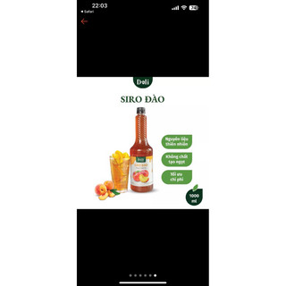 Siro đào Deli