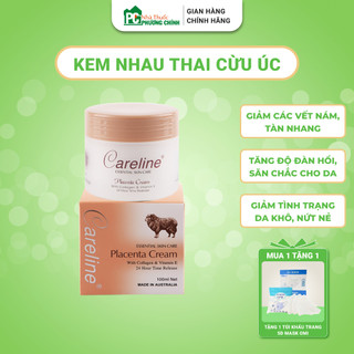 Kem Nhau Thai Cừu Úc CareLine Placenta Cream Giúp Dưỡng Ẩm Giảm Nếp Nhăn Và Trẻ Hóa Da 100ml