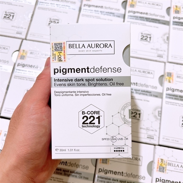 Tinh Chất Dưỡng Trắng Da Bella Aurora Pigmentdefense B-Core 221 Technology