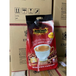 Cà phê hòa tan 88 gói 3in1 gói 16gr King coffee