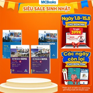 Sách - Combo Giáo trình Hán Ngữ Boya Trung Cấp (4 quyển)