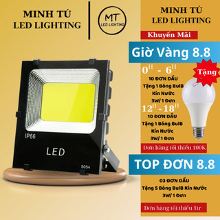 Đèn pha led cob 5054 đủ công suất.