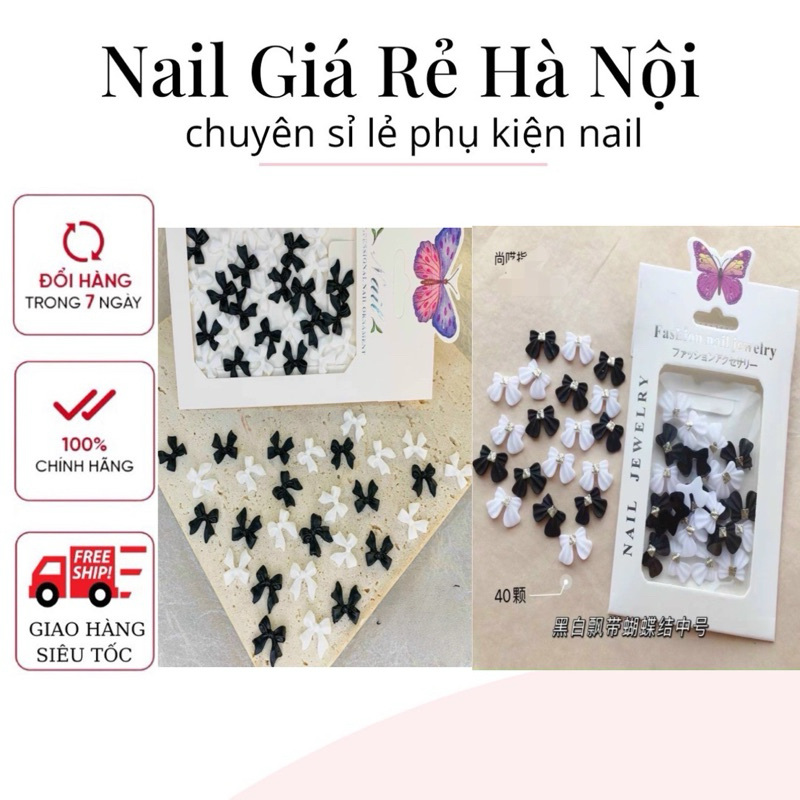 Set Charm nơ nail gắn móng 💥 CAO CẤP 💥