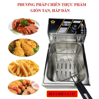 Nồi Chiên Ngập Dầu Gia Đình Chính Hãng SUNNY 6L, 12L- Bảo Hành 12 Tháng