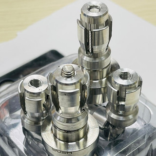 Cục nhôm gắn gù tay lái inox, Lõi nhôm CNC, Ốc inox 6 li x 40mm gắn gù tay lái hàng Heng thailand