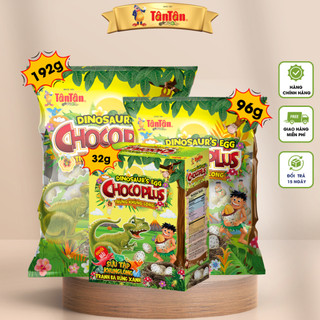 Đậu chocoplus trứng khủng long tân tân - hộp 32g, túi 96g, túi 192g