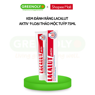 Kem Đánh Răng Lacalut Aktiv Ngăn Ngừa Viêm Nướu, Tụt Lợi, Giảm Chảy Máu Chân Răng 75ml
