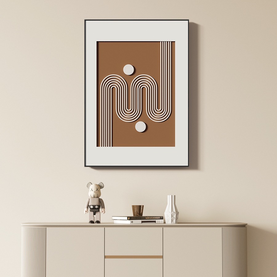 Tranh trừu tượng, tranh wabisabi, tranh hiện đại, tranh treo tường canvas, tranh decor canvas by Pri