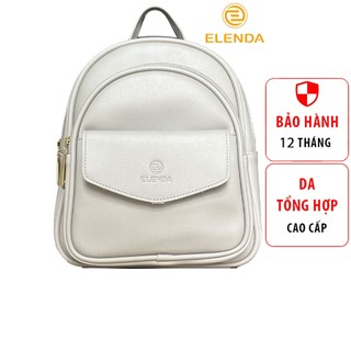 Balo nữ thời trang Elenda với hộp lớn và ngăn trước có nắp phong cách trẻ: BLE004