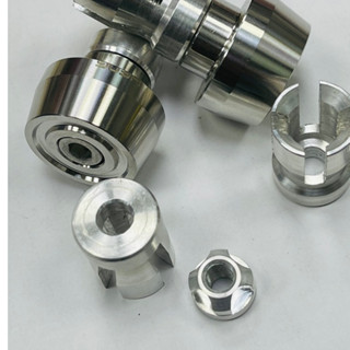  Gù tay lái inox Lõi nhôm CNC Gù inox chống rung tay lái chính hãng Heng thailand 