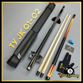 [Hàng Chính Hãng] Cơ Bida Lỗ TY JK Gậy Bi A Ngọn Thuần Mộc, Tay Cuốn Chỉ Linen Cơ Bi A Giá Rẻ Hàng Chính Hãng TY