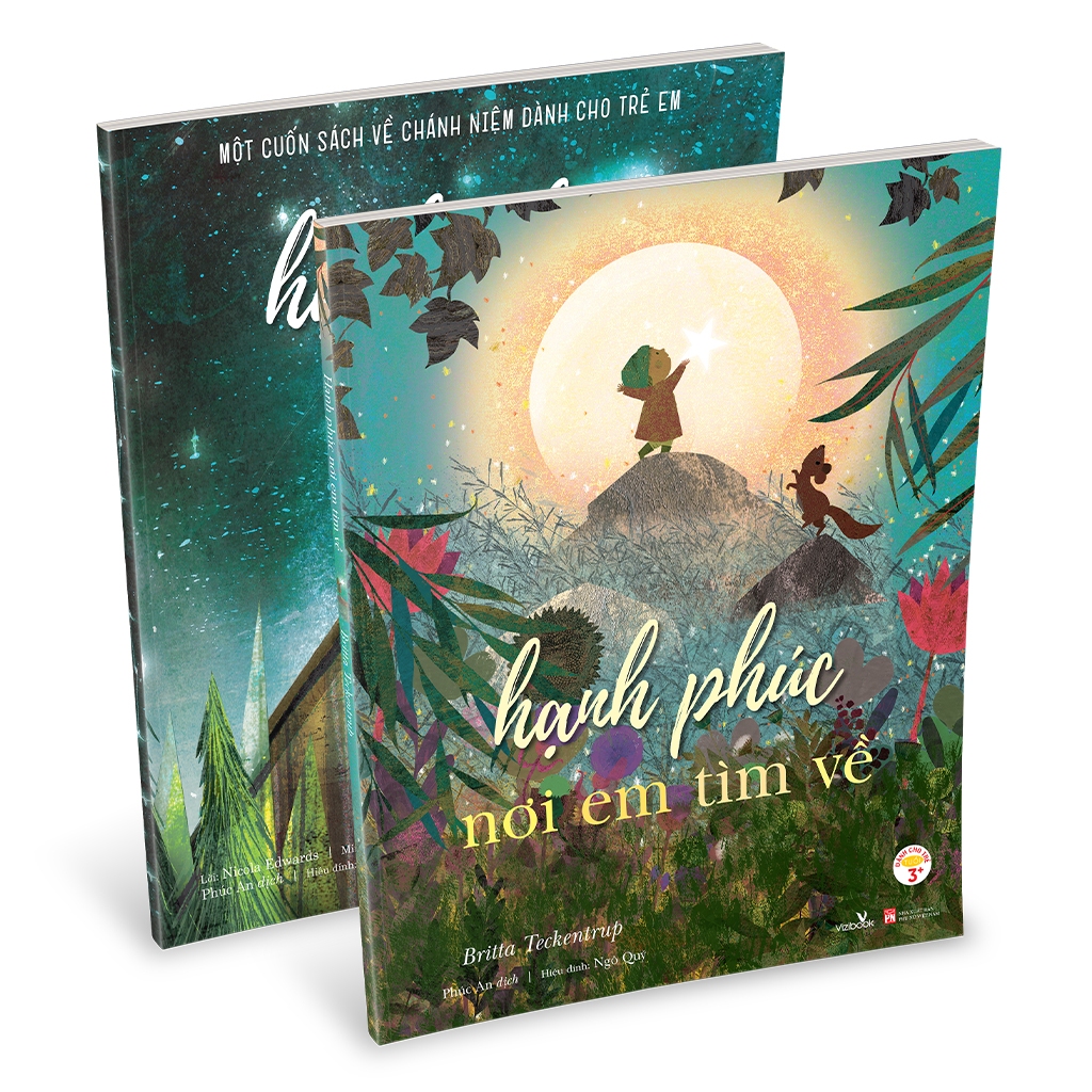 Sách cho bé - Combo 2 cuốn HẠNH PHÚC - Sách tranh dành cho bé