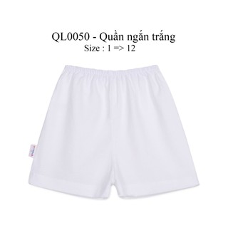 Quần ngắn trắng 0050 - HELLO BnB