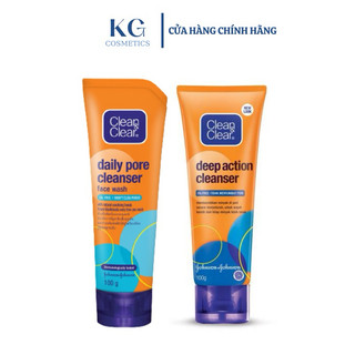 Sữa rửa mặt clean&clear chống nhờn tác dụng sạch sâu 100g
