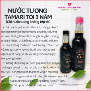 Nước tương tamari tỏi 3 năm -Tăng cường sức đề kháng - Khai thông và ngăn ngừa đông máu