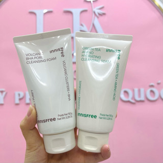 [Auth-Video] Sữa Rửa Mặt Sạch Mụn, Sạch dầu Innisfree Tro Núi Lửa - Trà Xanh
