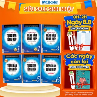 Sách - Tiếng Hàn tổng hợp dành cho người Việt Nam - Phiên bản đen trắng (Lẻ/Combo)