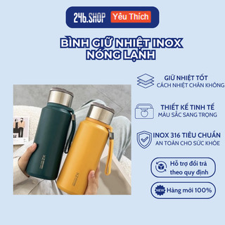 Bình giữ nhiệt inox 316 x2-600ml-giữ nhiệt nóng/lạnh