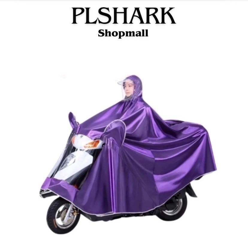 Áo mưa đi xe máy PTLUXURY 1 người và 2 người che phủ toàn chống ướt 2 bên thân kèm kính chắn mưa [ HÀNG VIỆT NAM ]