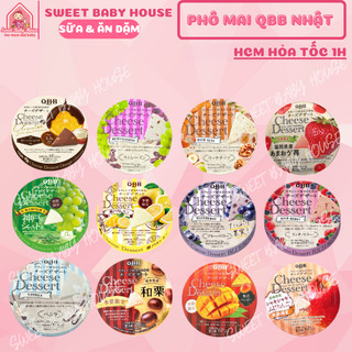 Phô mai Nhật QBB hộp 6 miếng 90gr cho bé ăn dặm. Date 1/2025 - Sweet Baby House
