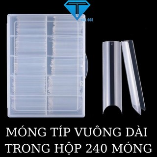 Móng nối típ tre, móng típ thang trong đục 10 số