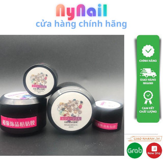combo 2 hũ Gel gắn đá 8ml Gel trong đính đá nail