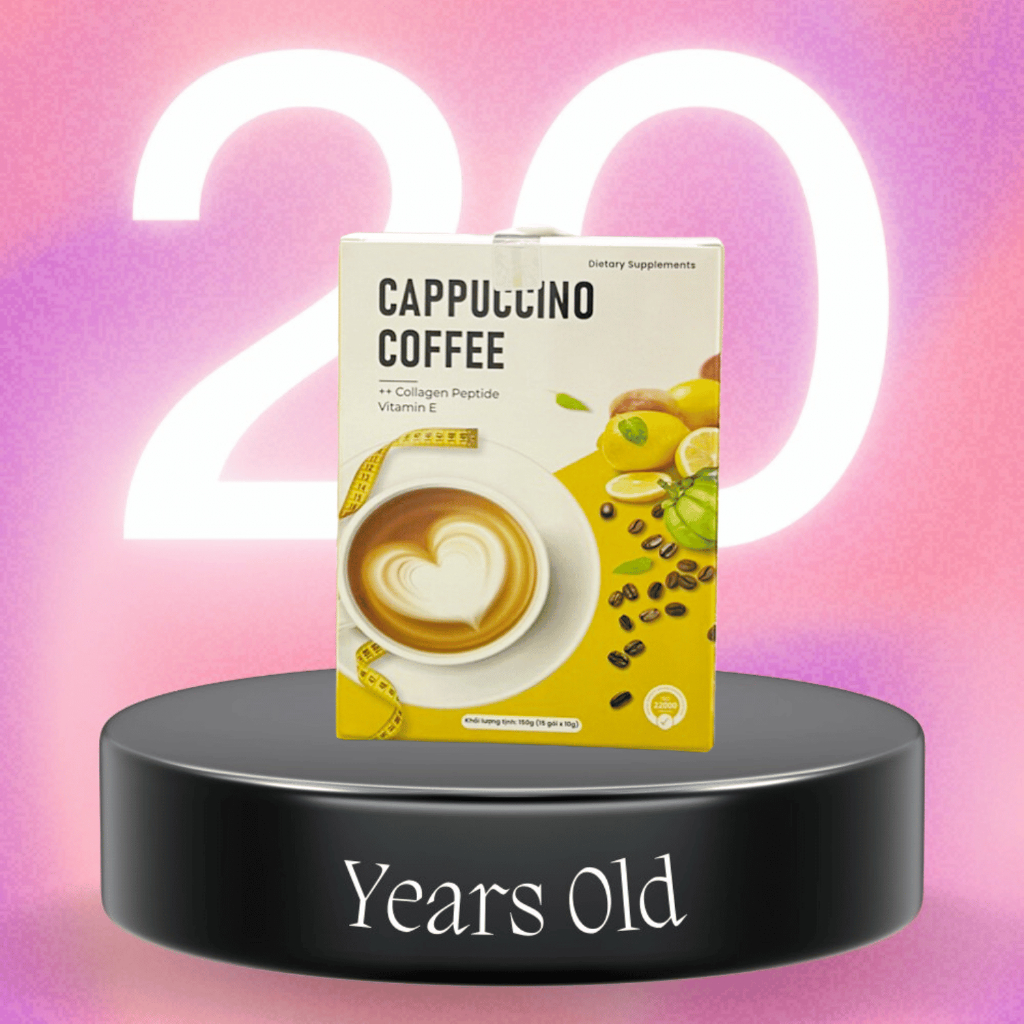 Cà phê Hỗ Trợ Đẹp Dáng CAPPUCCINO SLIMMING COFFEE NUCLEARX3 - Hộp 15 gói