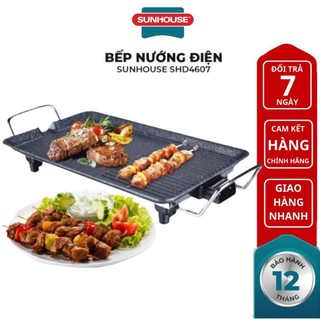Bếp nướng điện không khói SUNHOUSE 4607 Hàng chính Hãng,bao Lỗi 1 đổi 1