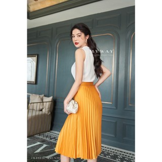 Chân Váy Nữ MY WAY Dập Ly Lụa Cao Cấp 2MCX207