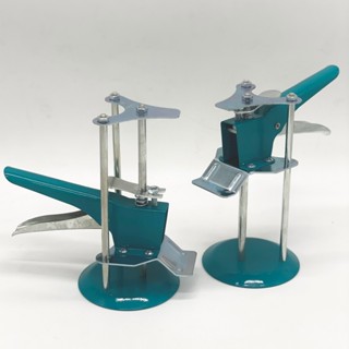 [ FREE SHIP ] COMBO 10 Kích nâng gạch ốp lát tường Thép - con đội kê gạch men ốp tường Loại  3 trụ màu Xanh 580g