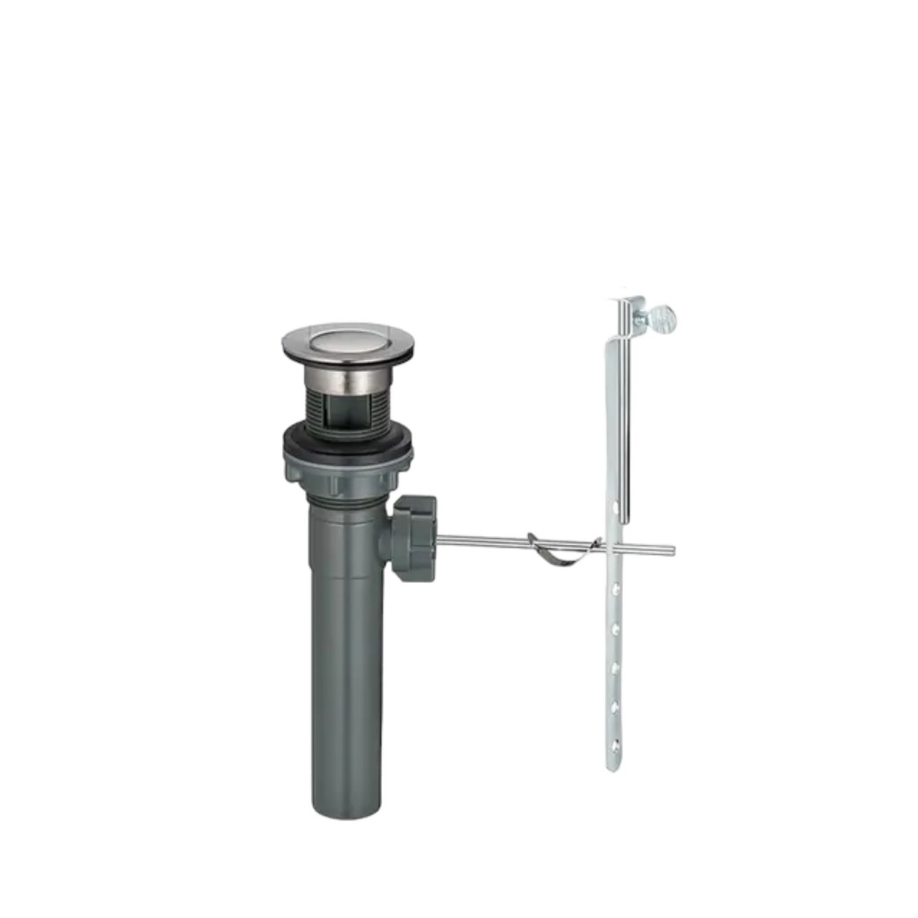 Trụ xả lavabo cho vòi có thanh kéo, bộ xả nhựa cho vòi lavabo có thanh giật nước