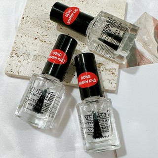 Sơn bóng mau khô VERATTI chính hãng - Top coat dành cho sơn thường, khô nhanh không vàng móng