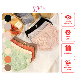 Set 5 quần lót nữ cotton dệt kim - quần chip nữ kháng khuẩn chất nhăn