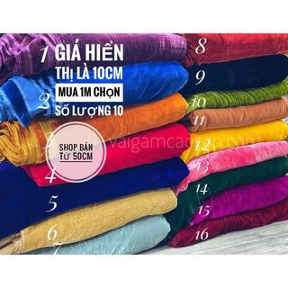 Vải Nhung The ( Nhung tơ tằm) giá tốt nhất thị trường - giá hiển thị là giá 10cm, mua 1m chọn 10.