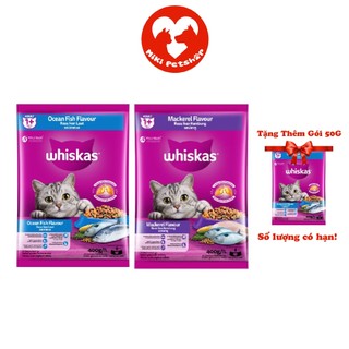 Thức Ăn Cho Mèo Lớn Hạt Whiskas 400g Đủ Vị - Miki Petshop