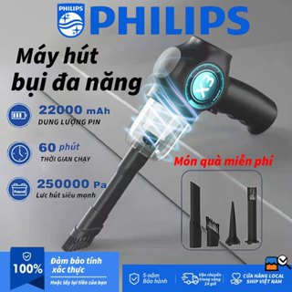 PHILIPS Máy hút bụi cầm tay không dây mini nhà xe không dây cầm tay sàn có dây