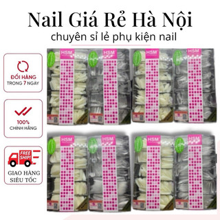 Móng Up Tay HSM 4fom Vuông,Thang,Bầu,Nhọn hộp 500psc đủ size