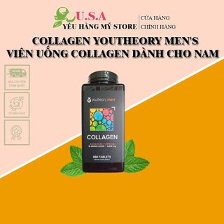 Viên Uống Collagen Youtheory Men'S Type 1, 2 & 3 Dành Cho Nam 390 Viên Của Mỹ