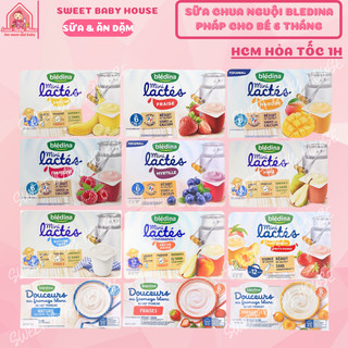 Sữa chua nguội Bledina Pháp khay cho bé ăn dặm. Date 1/2025 - Sweet Baby House