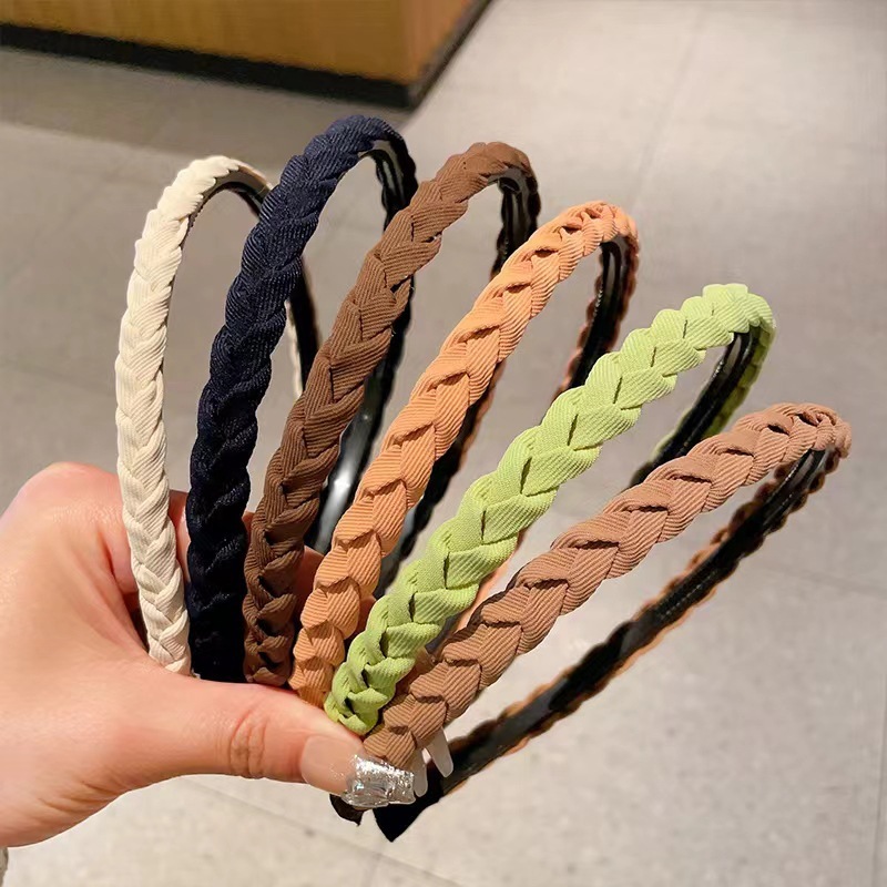 Bờm tóc băng đô tóc vải bện thừng Mim Mim Store BOMTET14