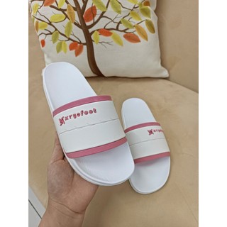 Dép nam nữ quai ngang đế IP Thương Hiệu XT YOFEET - Màu trắng hồng siêu xinh Mã: XD 43