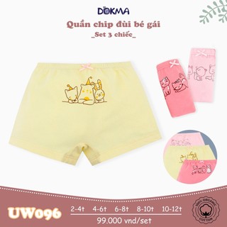 Quần chíp đùi dokma cho bé gái 2-10 tuổi chính hãng cao cấp mềm mại an toàn