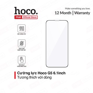Kính cường lực Hoco G5 6.1inch chống bám vân tay bảo vệ mắt độ cứng 2.5D dành cho ip11/Xr