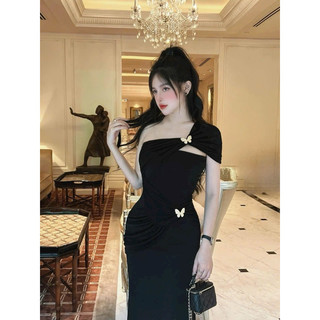 Đầm maxi lệch vai tag buom (kèm ảnh thật ở cuối)