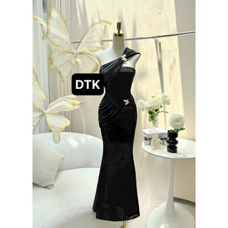 Đầm maxi lệch vai tag buom (kèm ảnh thật ở cuối)