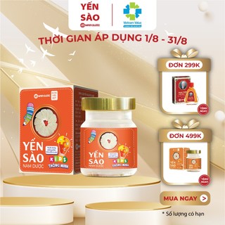 Yến Sào Kids thông minh cho bé - 1 Hũ 70ml / 25% tổ yến - Yến sào Nam Dược, Khánh Hòa