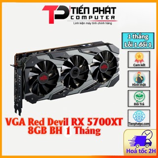 VGA Card màn hình đồ hoạ RX 5700XT 8G PowerColor Red Devil Likenew - BH 1 Tháng