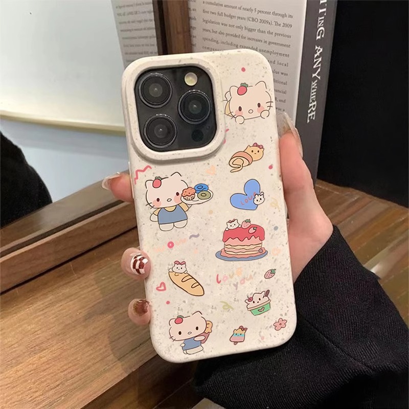 Ốp Hello Kitty trắng hồng