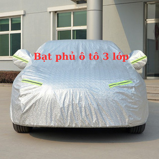 Bạt phủ xe - loại tráng bạc - cao cấp sasa shop