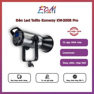 Đèn led tolifo konway kw-200b procolor 220w livestream quay chụp chuyên nghiệp - ecom studio